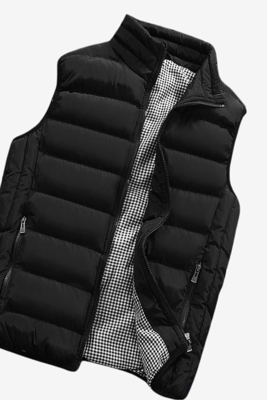 Men’s Lightweight Quilted Gilet with Zip and Pockets