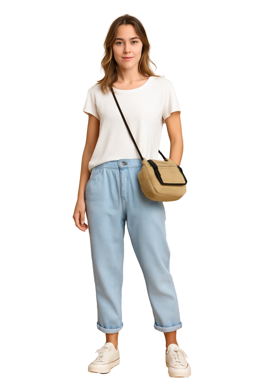 Women's Linen Cropped Trousers