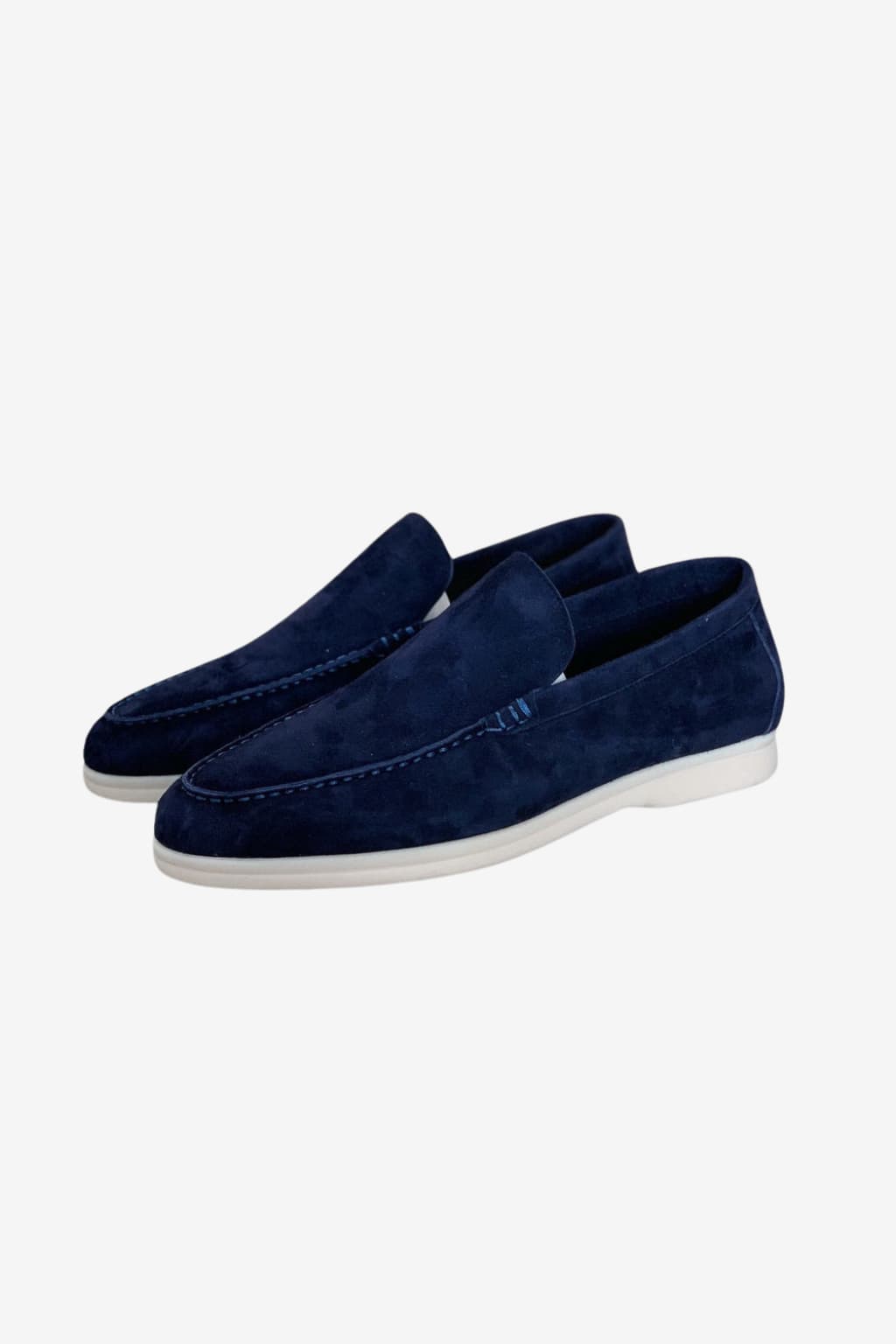 Men's Suede Slip-On Loafers -  Minimalist Style