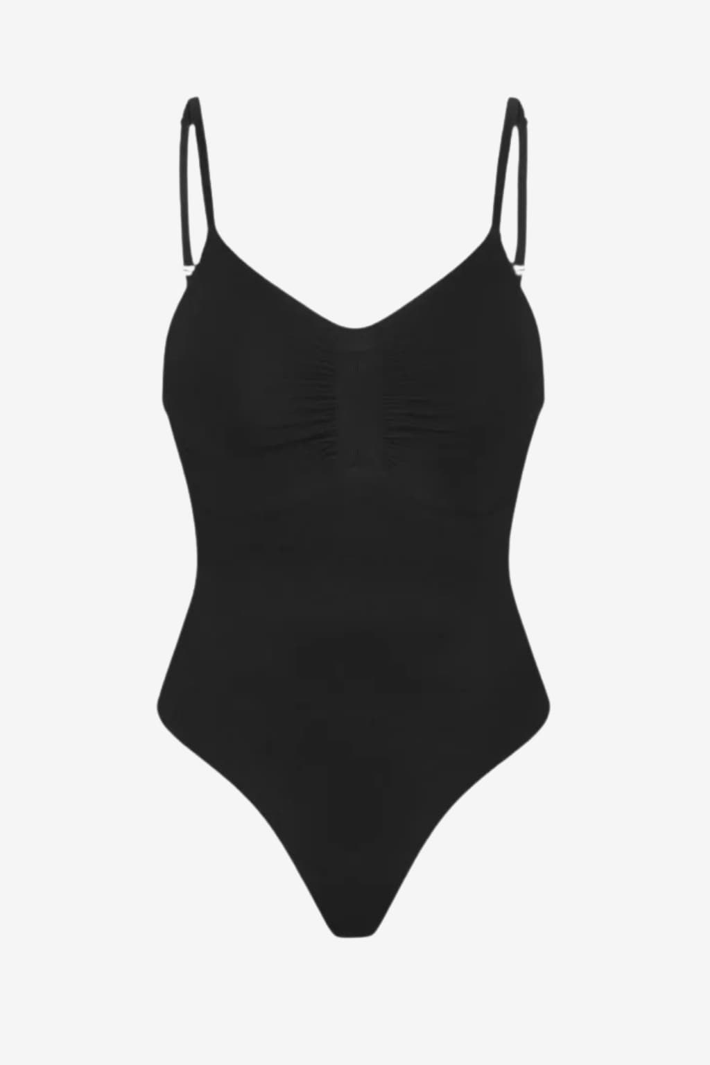 Women's Seamless Slimming Bodysuit V-Neck Stretchy Thong