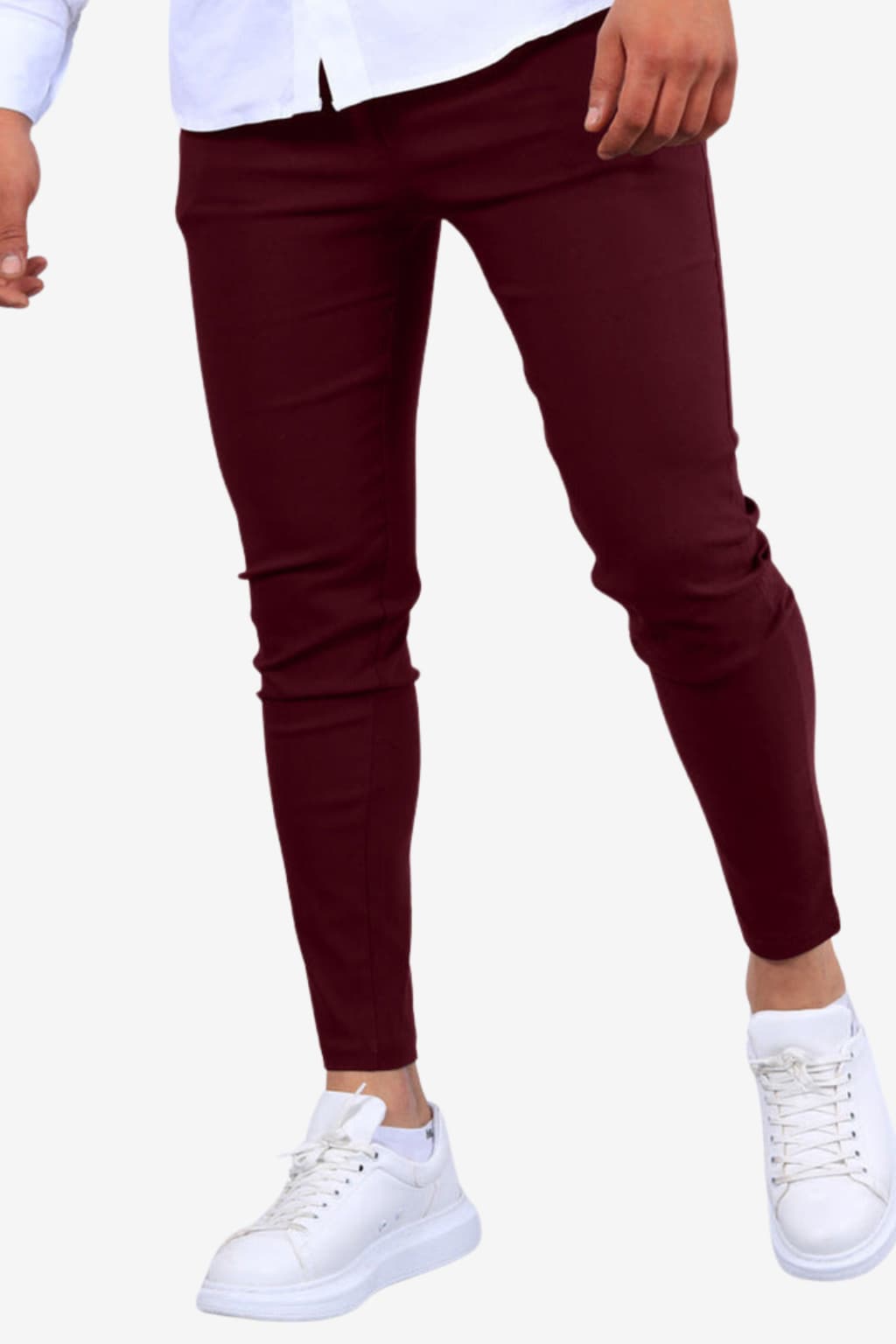 Men’s Slim Fit Formal Trousers Woven Full Length