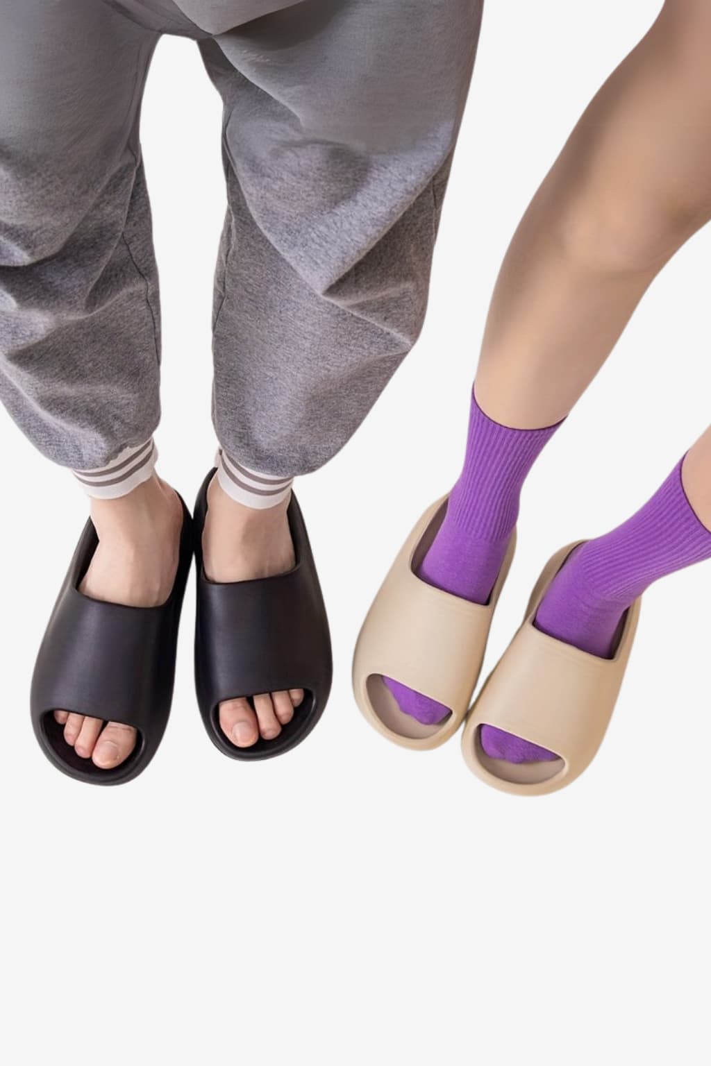 Men's EVA Non-Slip Open - Toe Bathroom Slides