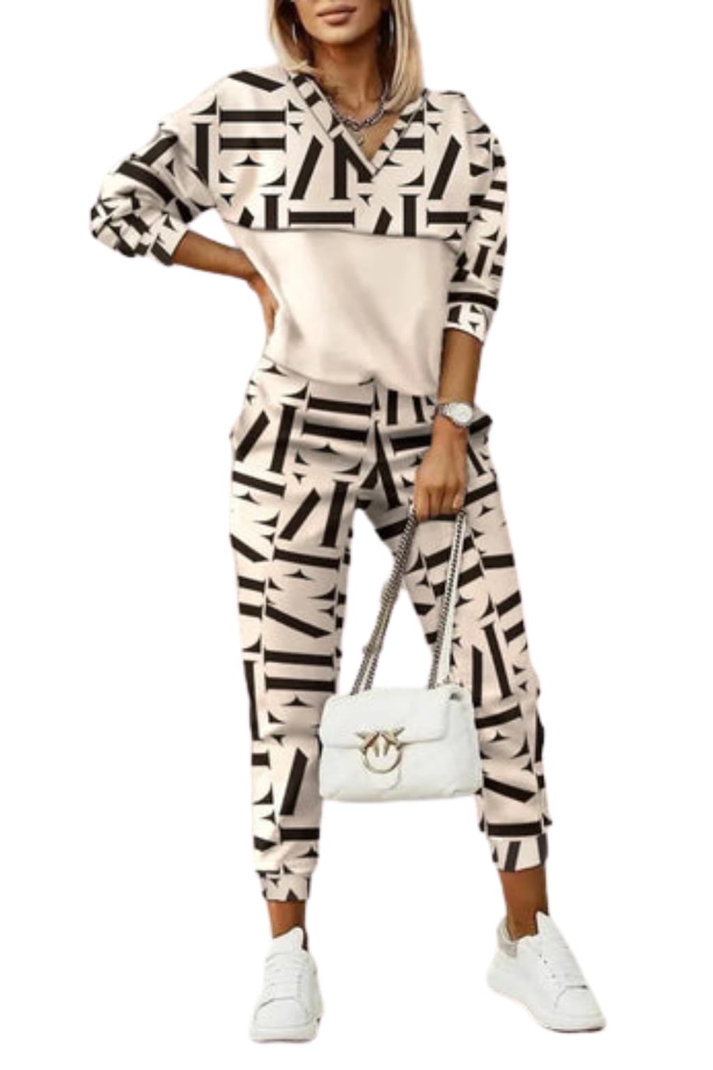 Women's Monogram Two - Piece Loungewear Set