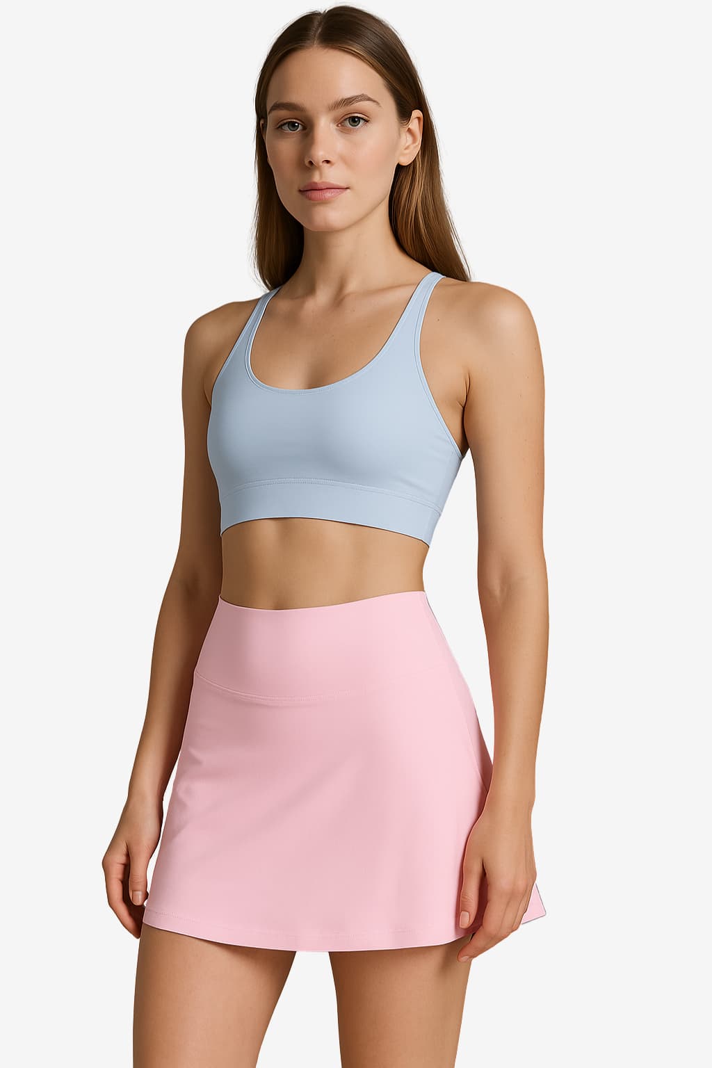 Women’s Quick-Dry Tennis Skort with Built-In Shorts