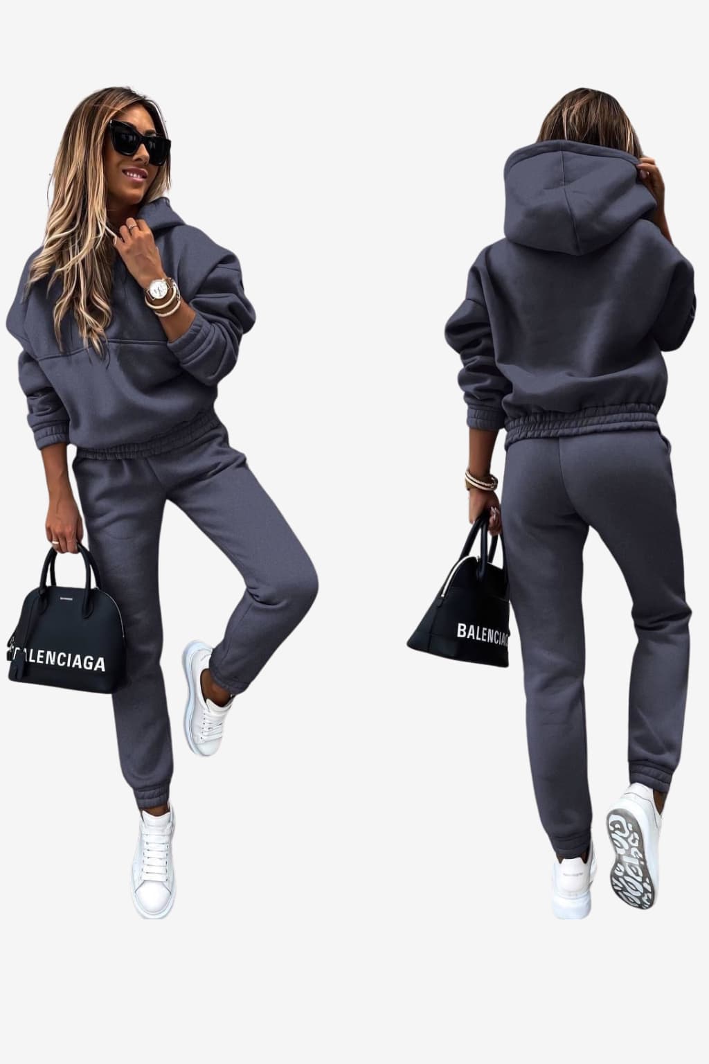 Women’s Lounge Hoodie and Joggers Set for Casual Wear