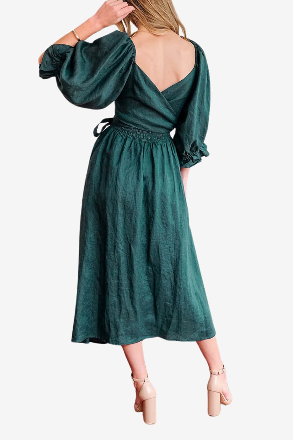 Women’s Short Sleeve Summer Dress with Cropped Fit