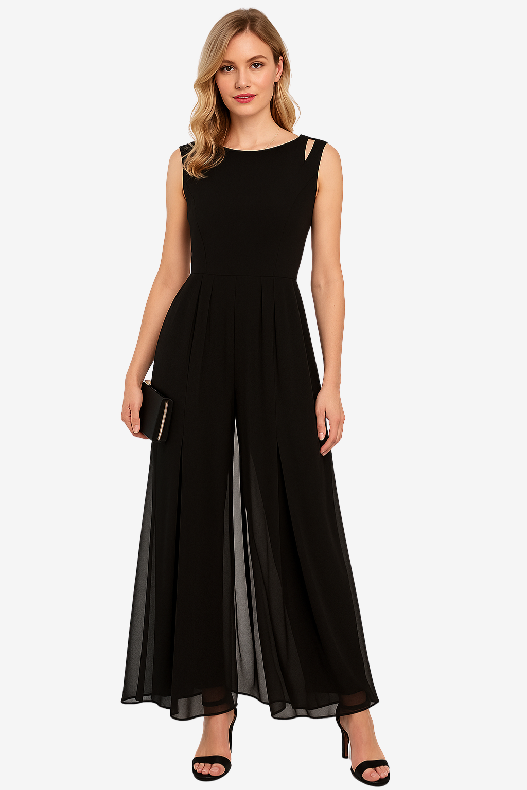 Women's Sleeveless Jumpsuit - Trendy One-Piece Outfit