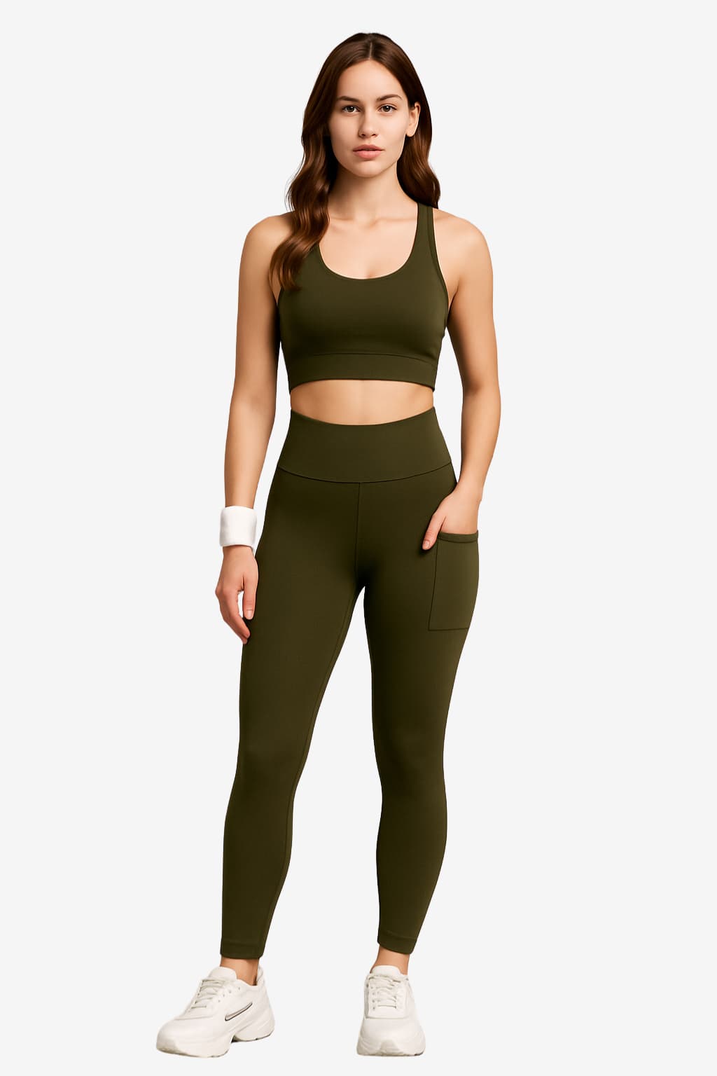 Women’s High Waist Gym Leggings with Pocket