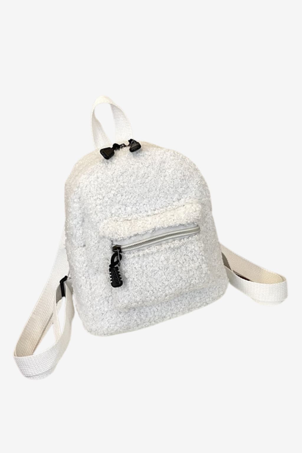 Women’s Mini Backpack Sherpa Fleece Small Rucksack