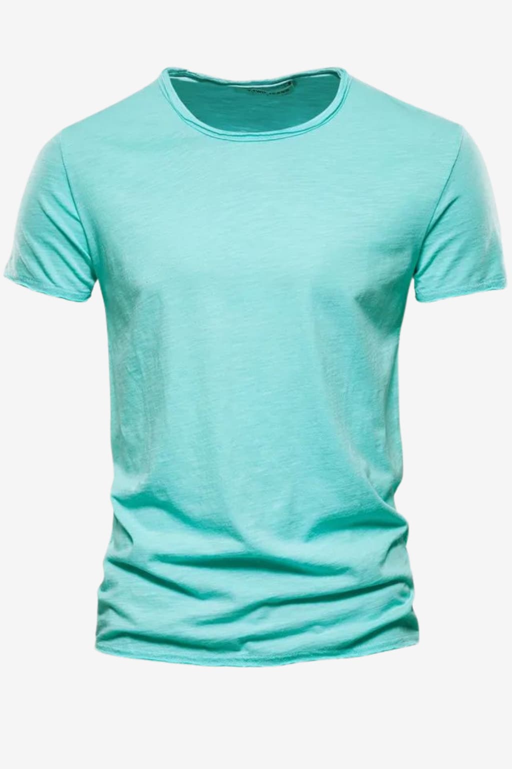 Men’s Crew Neck Cotton T-Shirt Short Sleeve Summer Fit