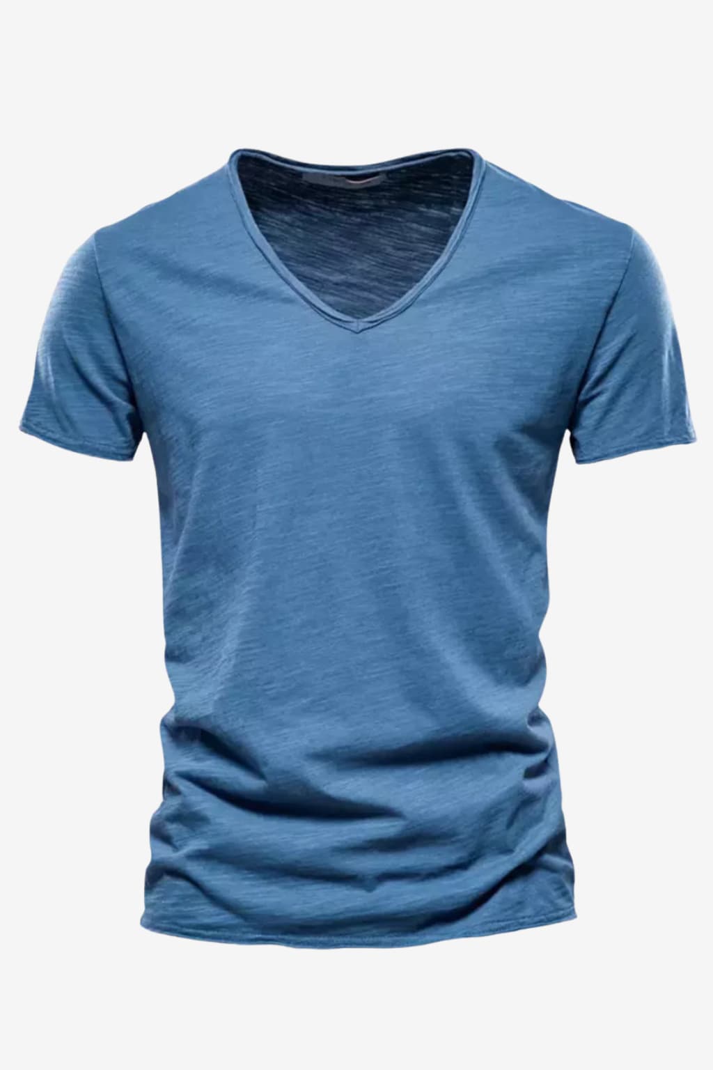 Men’s V-Neck Short Sleeve T-Shirt Casual Fit Top
