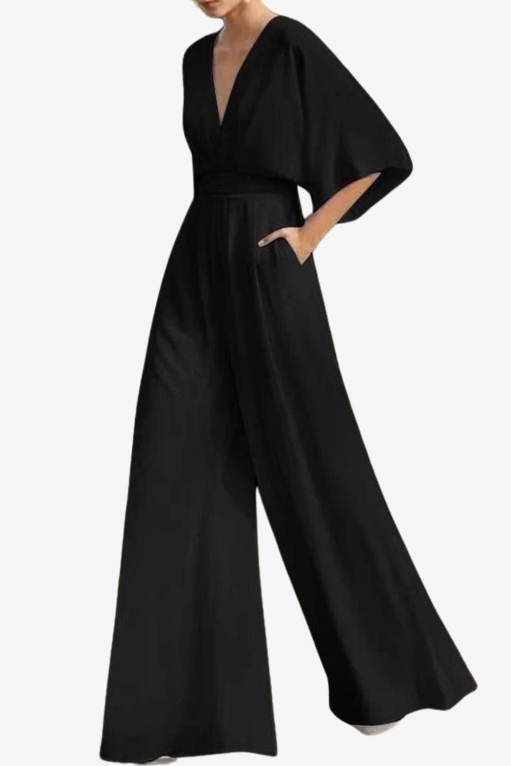Women’s Off-Shoulder Jumpsuit Wide Leg Summer Outfit