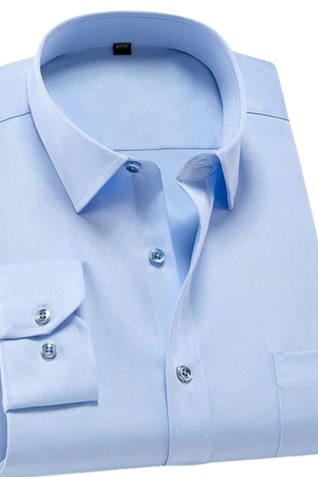 Men’s Wrinkle-Free Stretch Shirt Slim Fit Long Sleeve