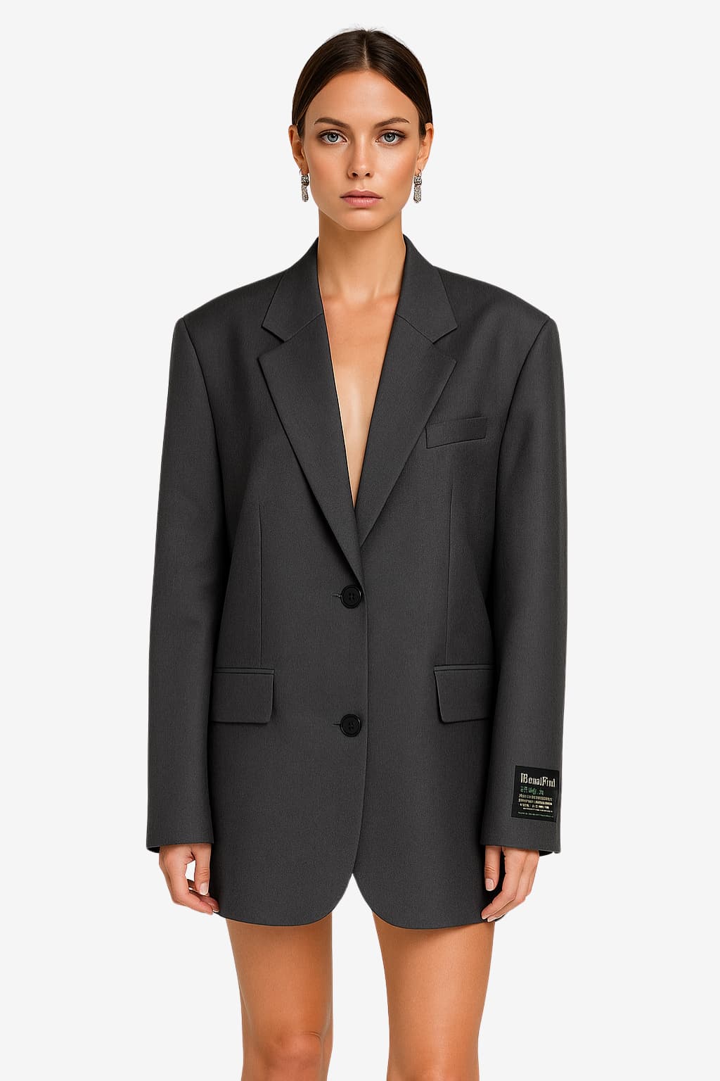 Women’s Oversized Blazer Longline Jacket