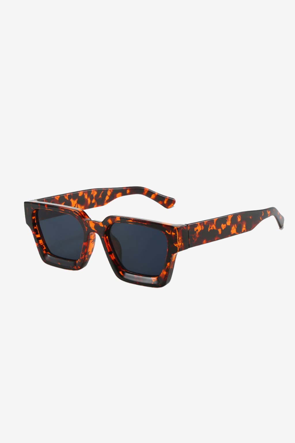 Unisex Square Tortoiseshell Sunglasses