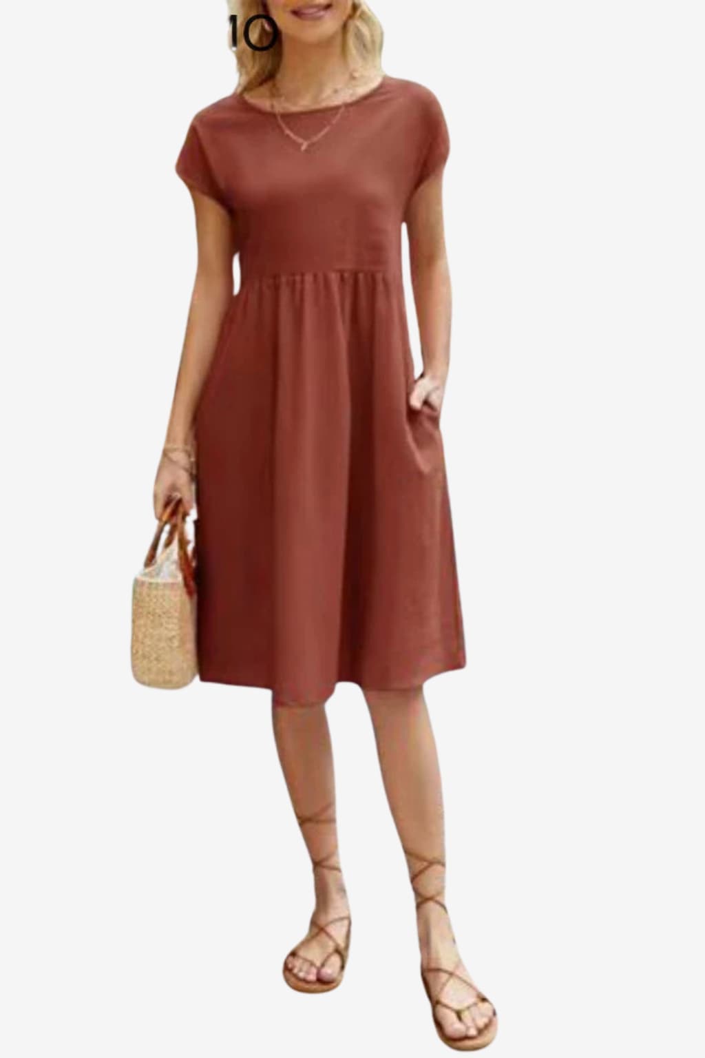 Women's Lightweight Summer Babydoll Dress