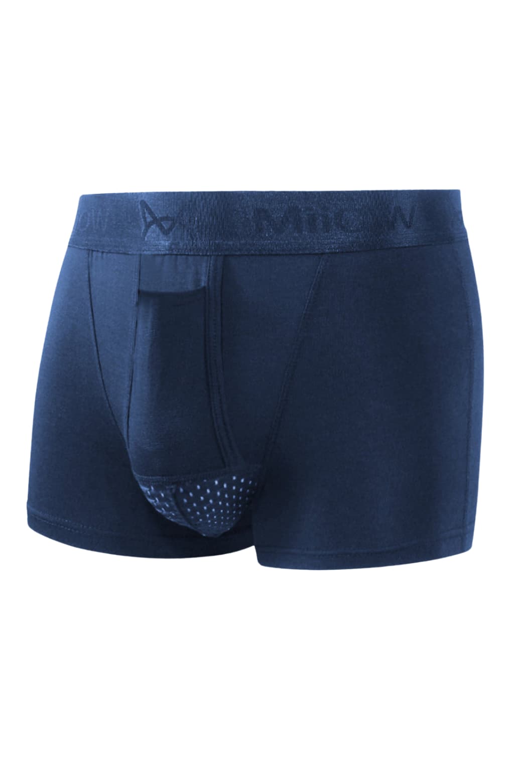 Men's Black Cotton Boxer Briefs 3-Pack Slim Fit Elastic Waist