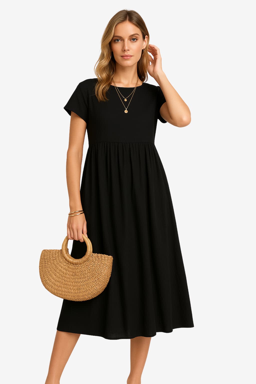 Women's Lightweight Summer Babydoll Dress