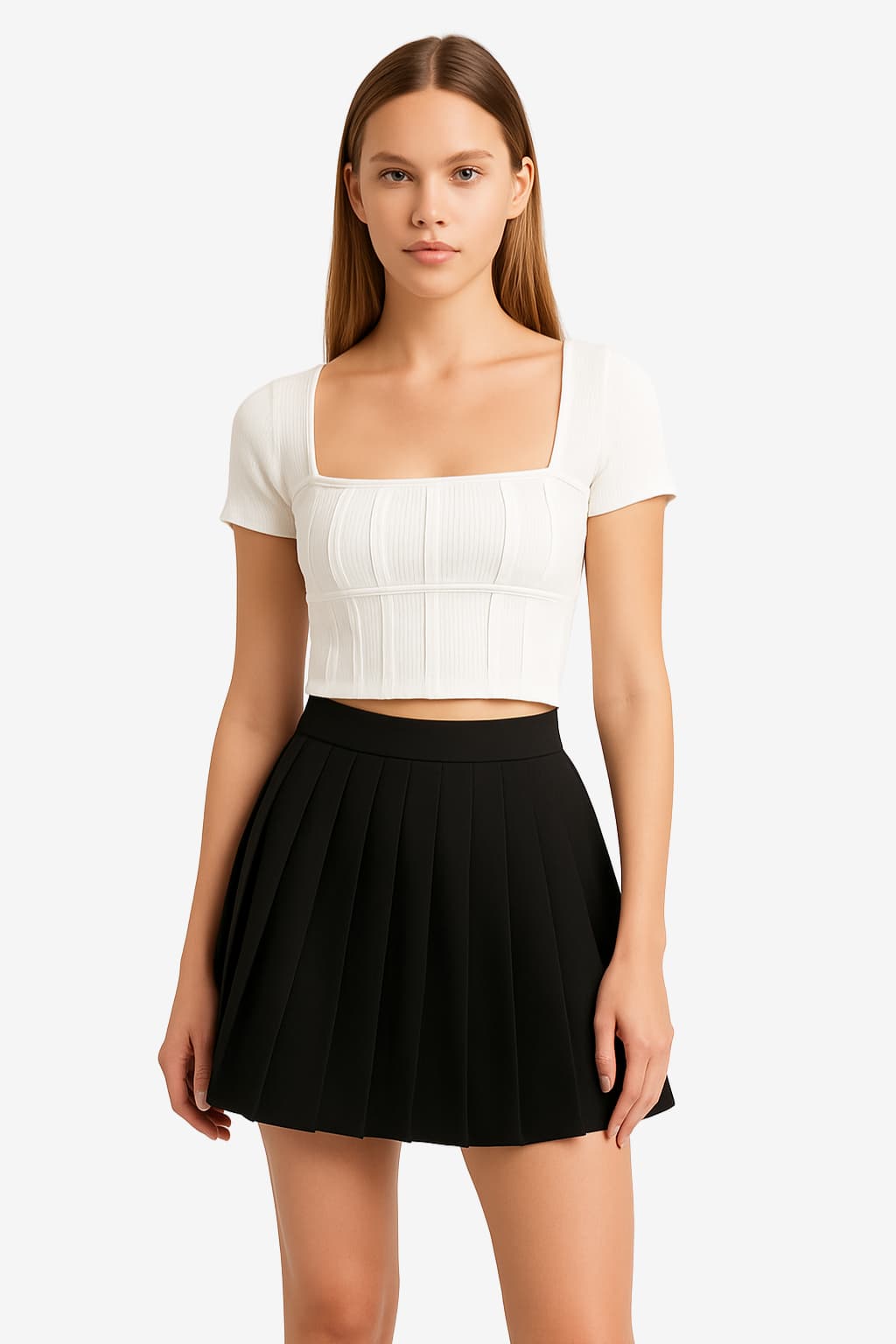 Women’s Pleated Mini Skirt High Waist Summer Style
