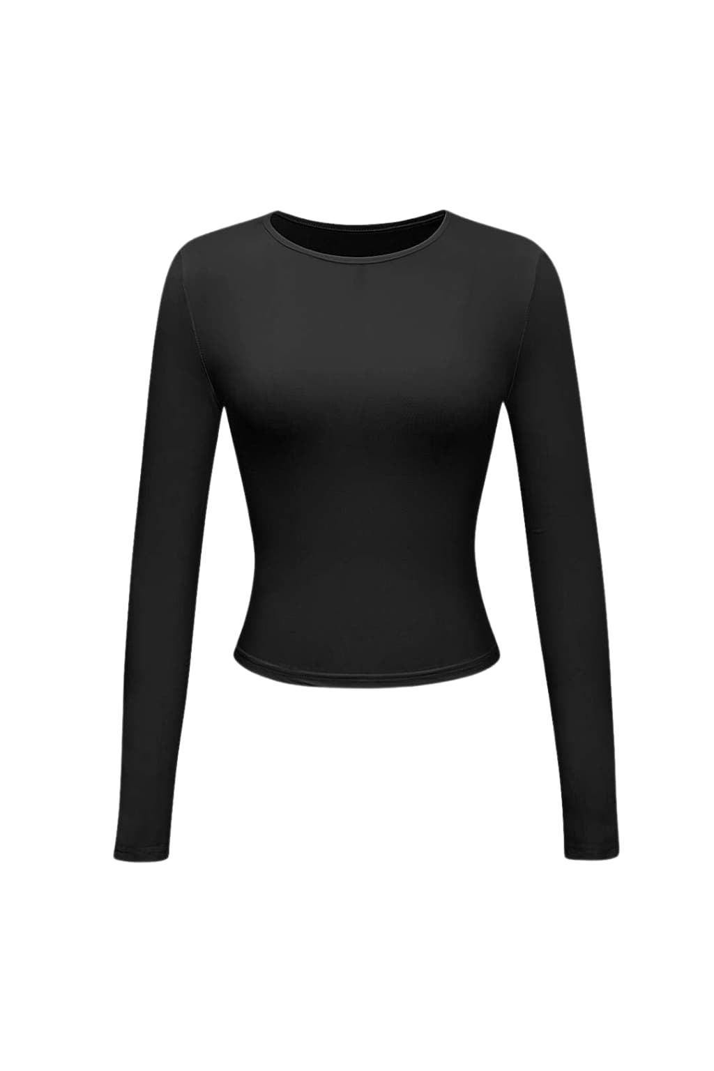 Women’s Long Sleeve Slim Fit Round Neck Top