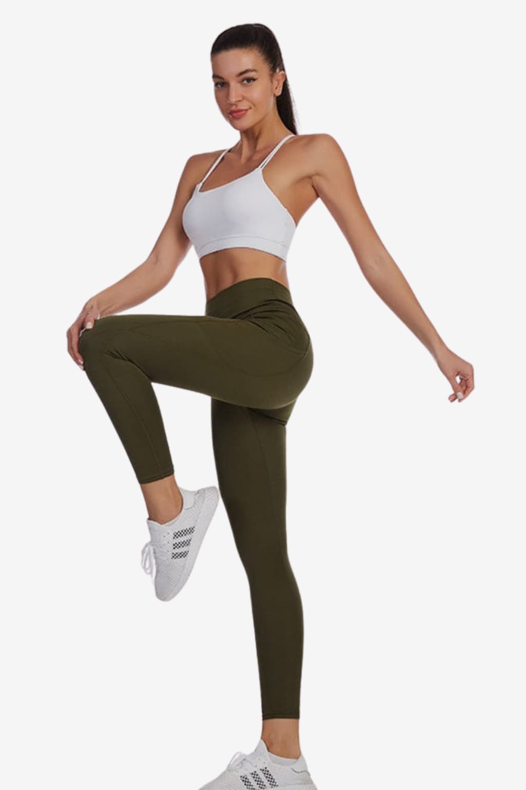 Women’s High Waist Gym Leggings with Pocket