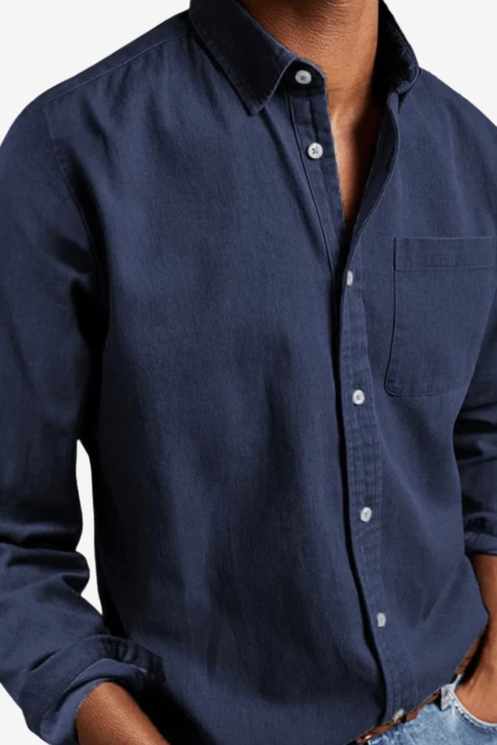 Men’s Classic Fit Long Sleeve Button Down Shirt