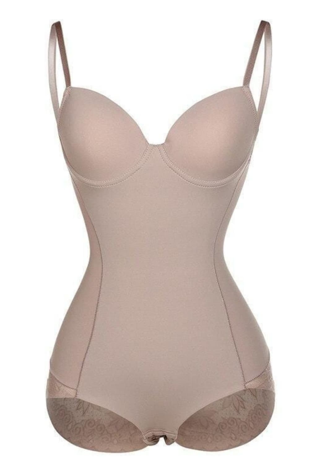 Women’s Seamless Shapewear Bodysuit Adjustable Straps