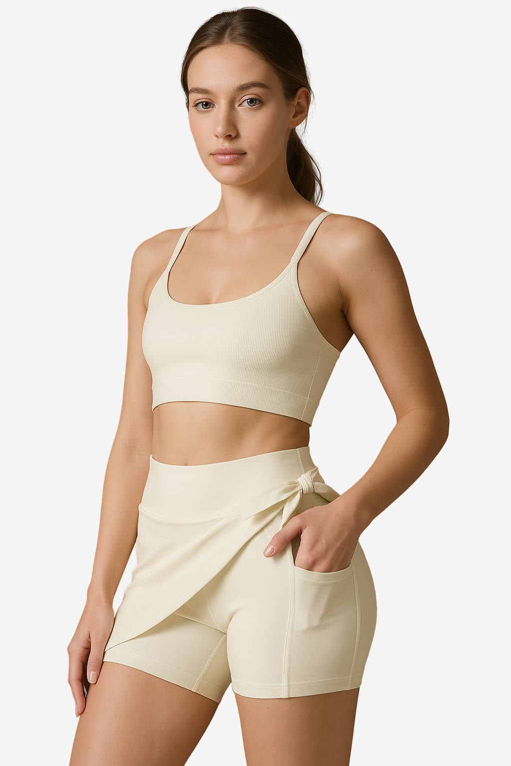 Women’s Quick-Dry Tennis Skort with Built-In Shorts
