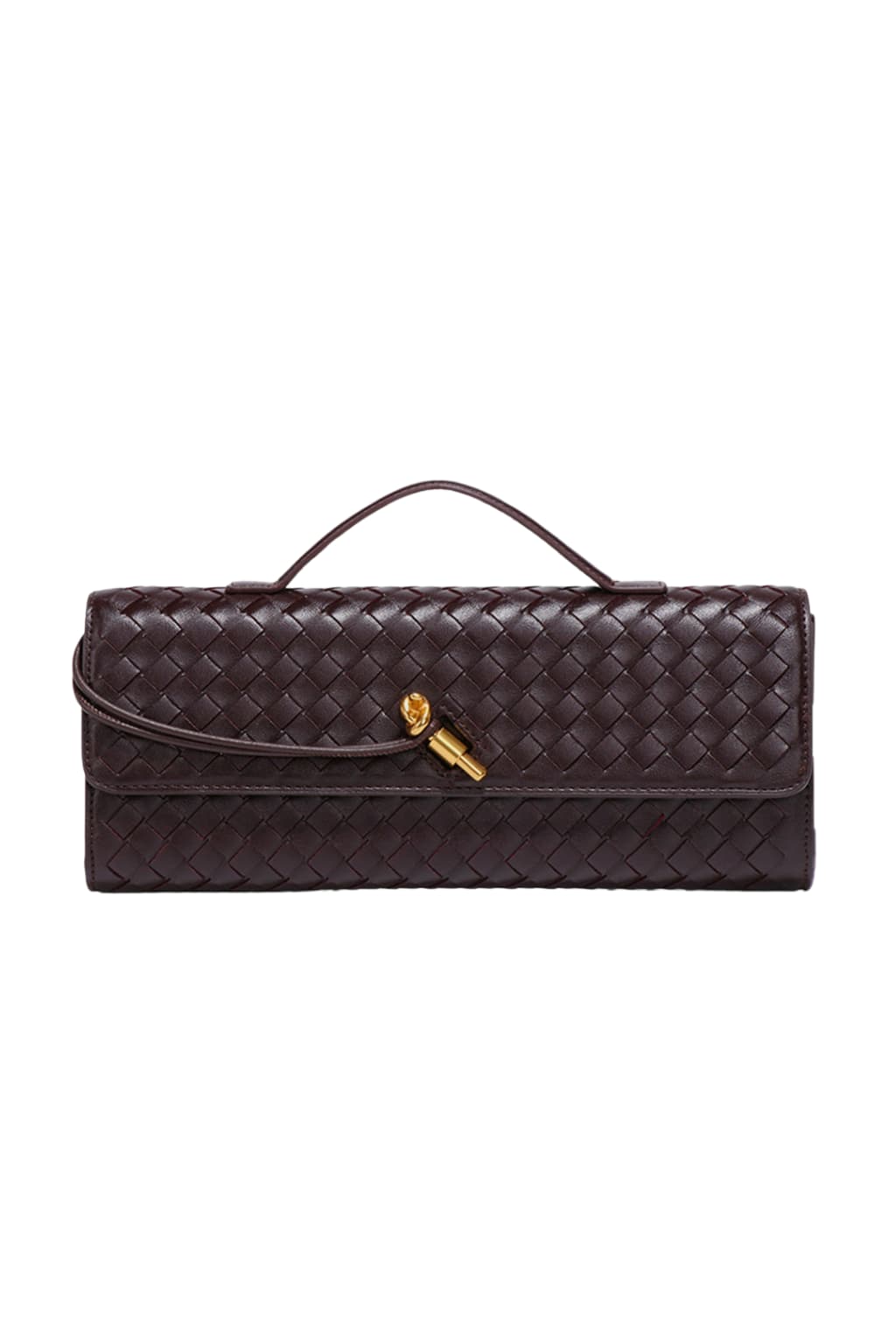 Women’s Textured Clutch Bag with Chain Strap