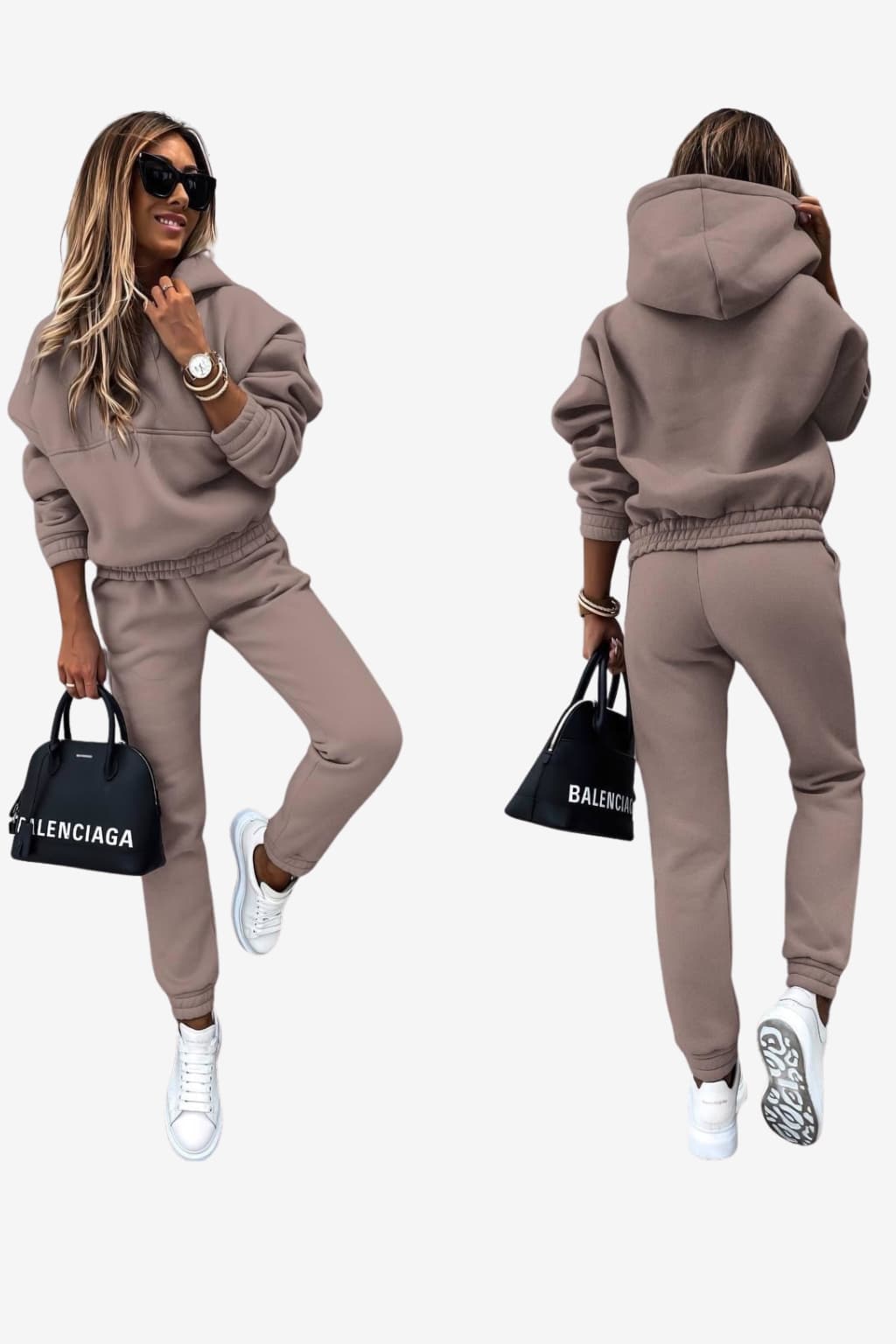 Women’s Lounge Hoodie and Joggers Set for Casual Wear