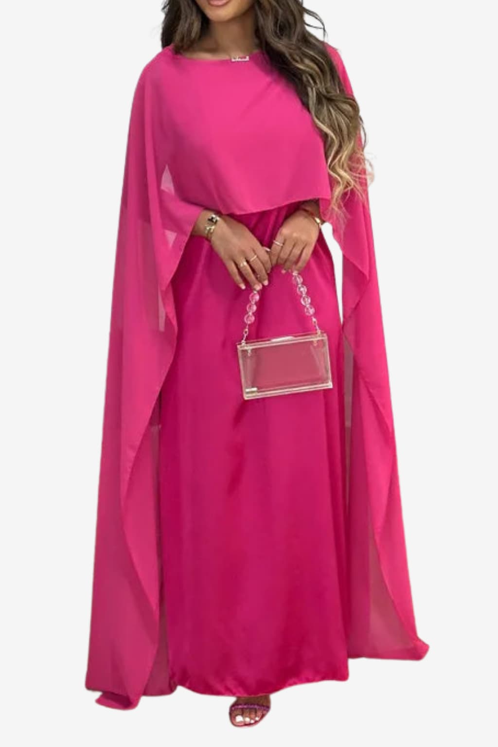Women’s Long Sleeve Maxi Dress Flowy Evening Style