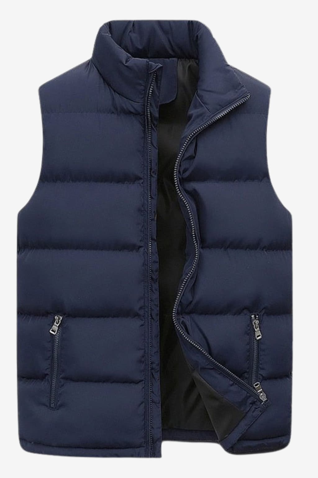 Men's Insulated Puffer Vest with Plush Lining