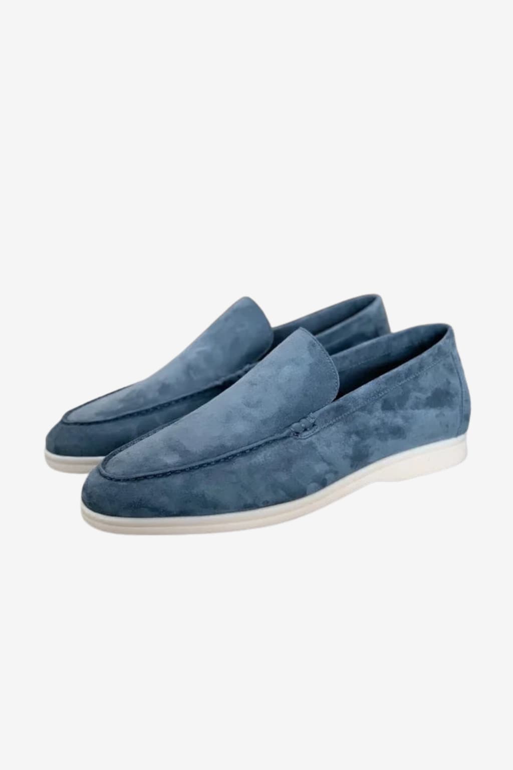 Men's Suede Slip-On Loafers -  Minimalist Style