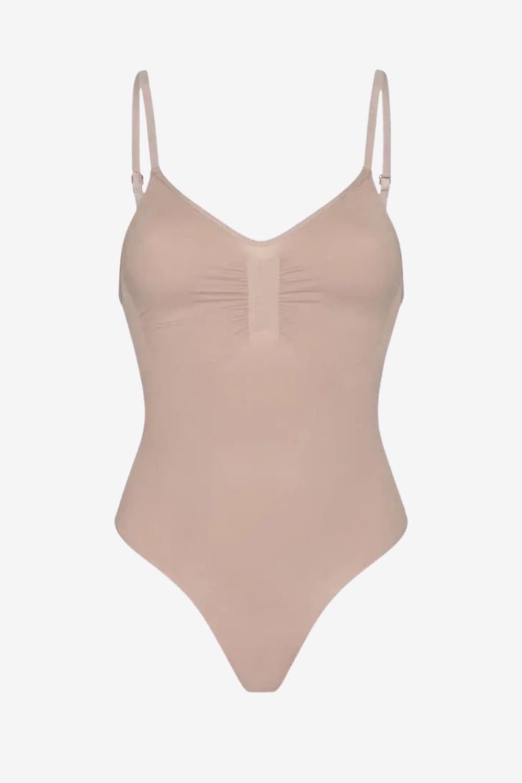 Women's Seamless Slimming Bodysuit V-Neck Stretchy Thong