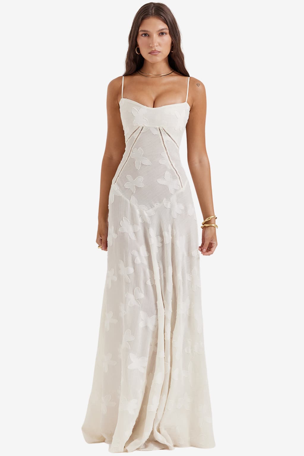 Women’s Backless Maxi Dress Spaghetti Strap Summer Fit