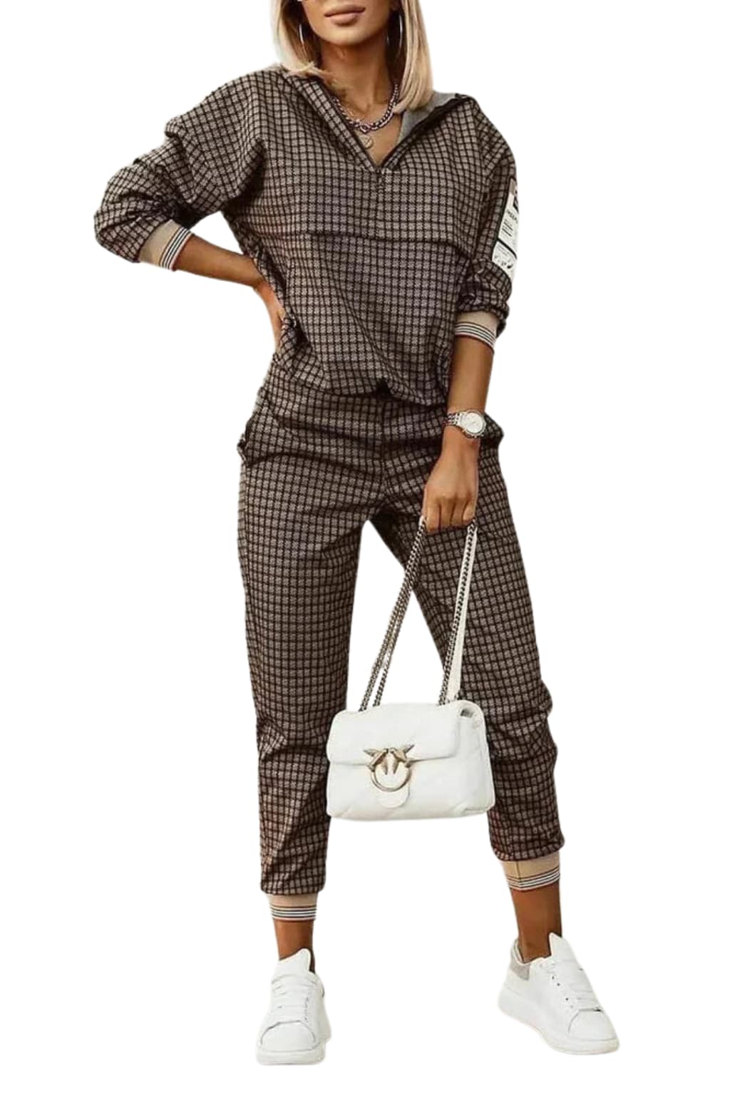 Women's Monogram Two - Piece Loungewear Set