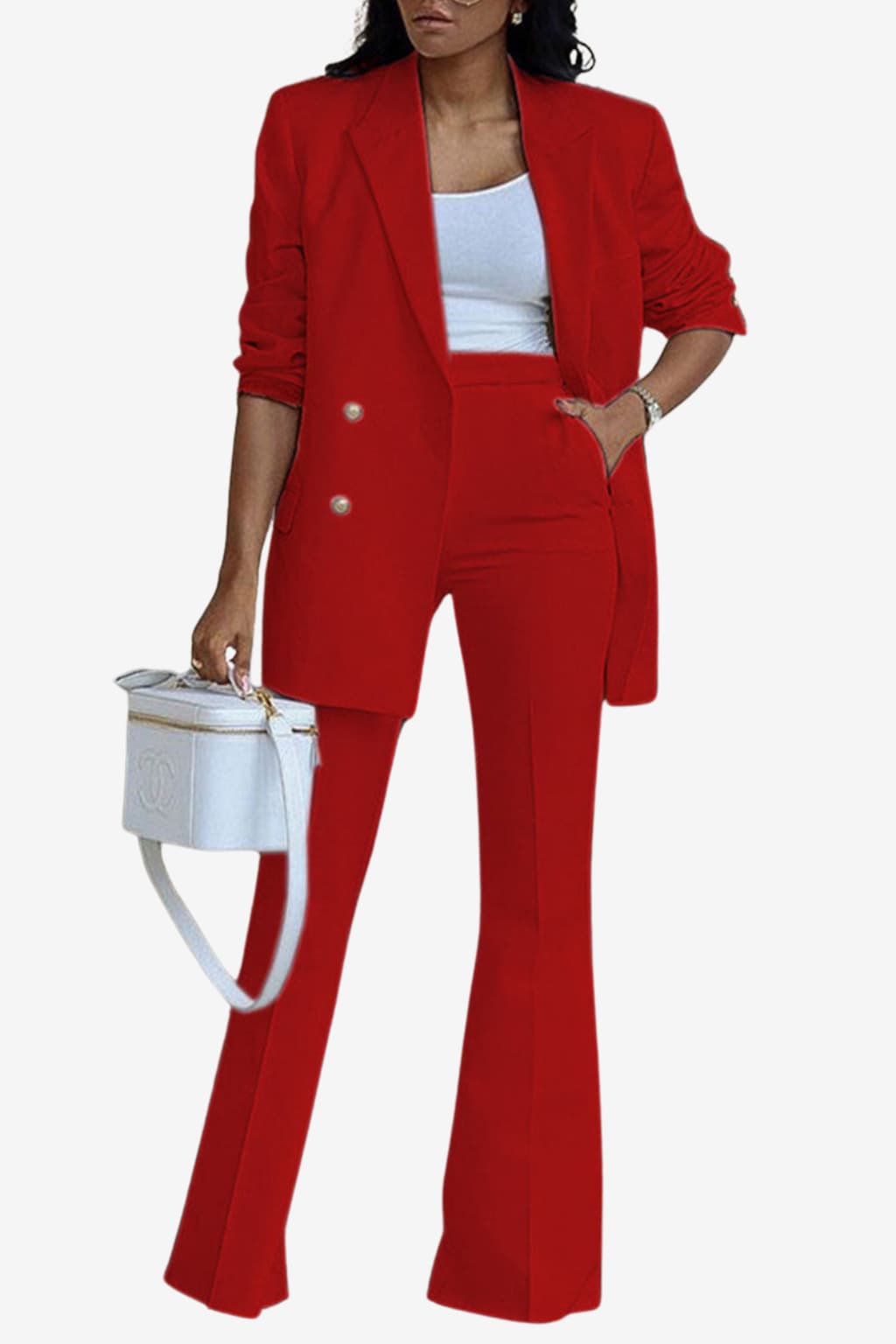 Women’s Blazer and Trousers Set – Formal Suit Outfit