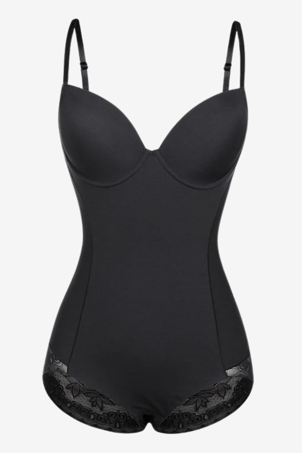 Women’s Seamless Shapewear Bodysuit Adjustable Straps