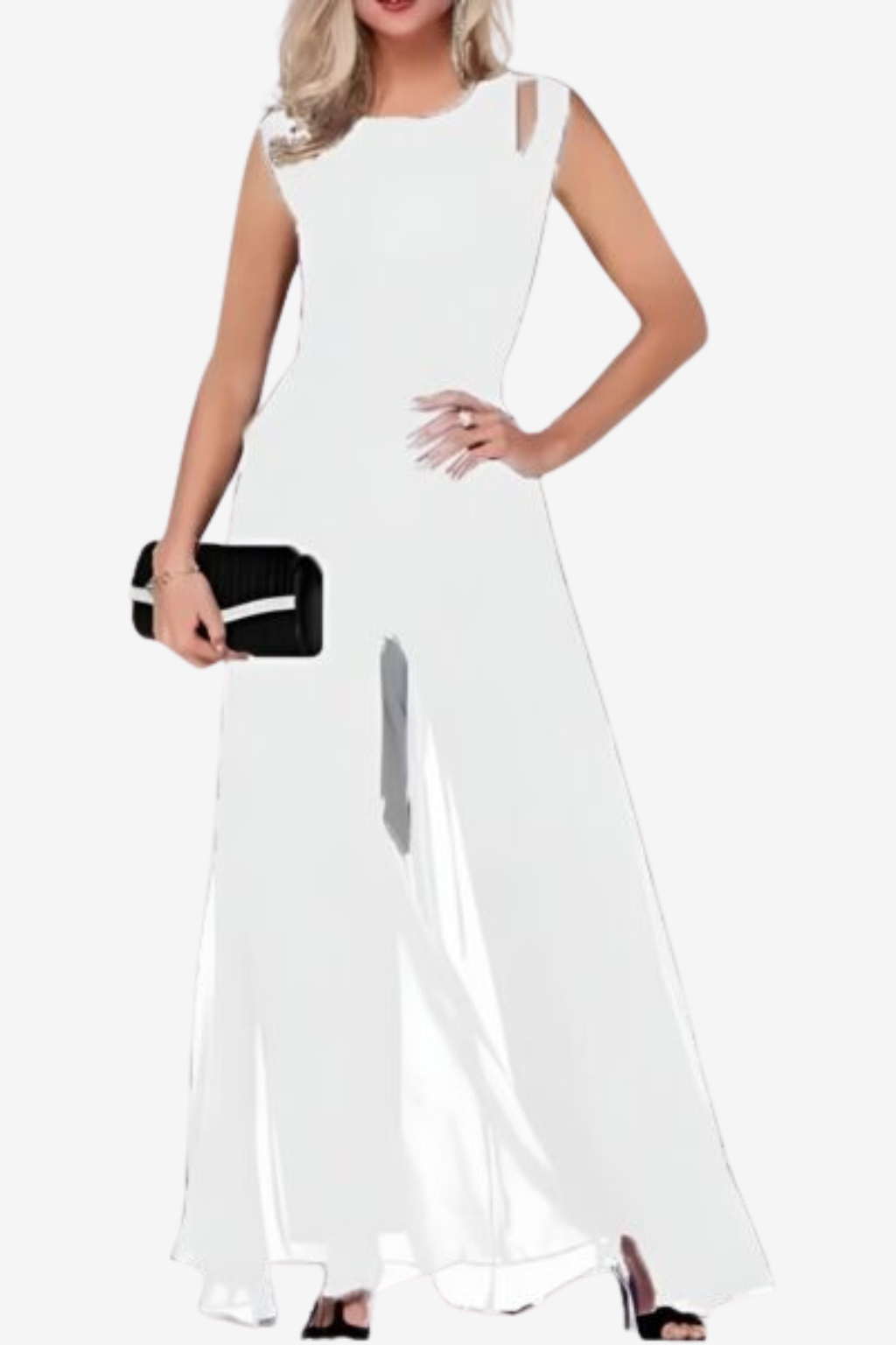 Women's Sleeveless Jumpsuit - Trendy One-Piece Outfit