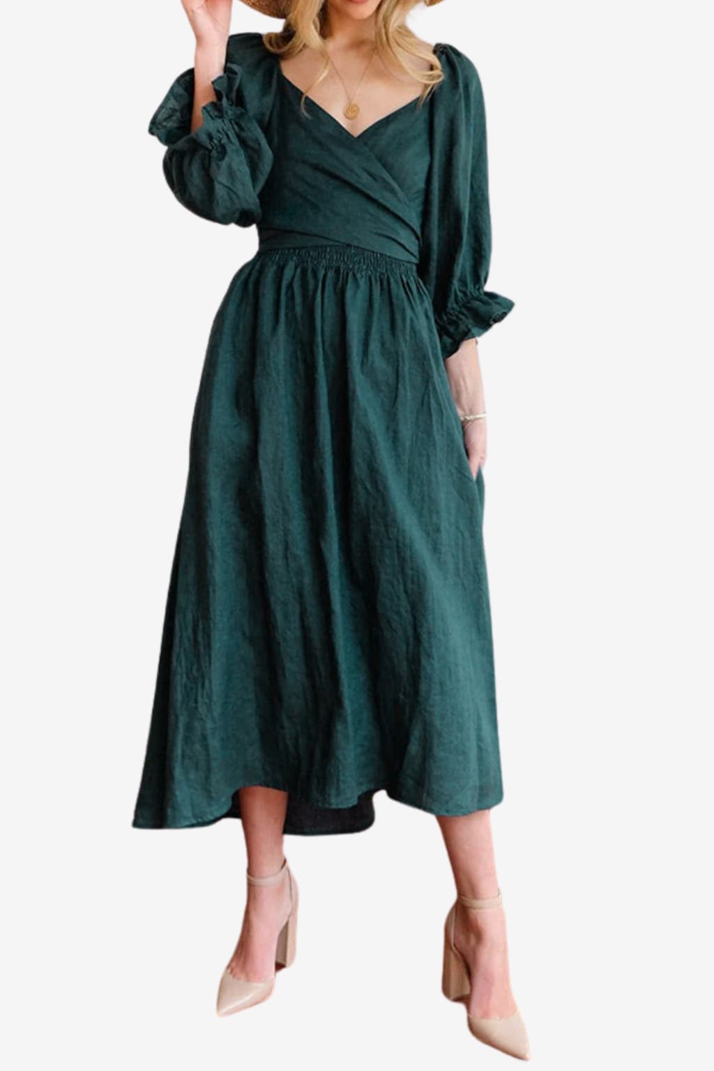 Women’s Short Sleeve Summer Dress with Cropped Fit