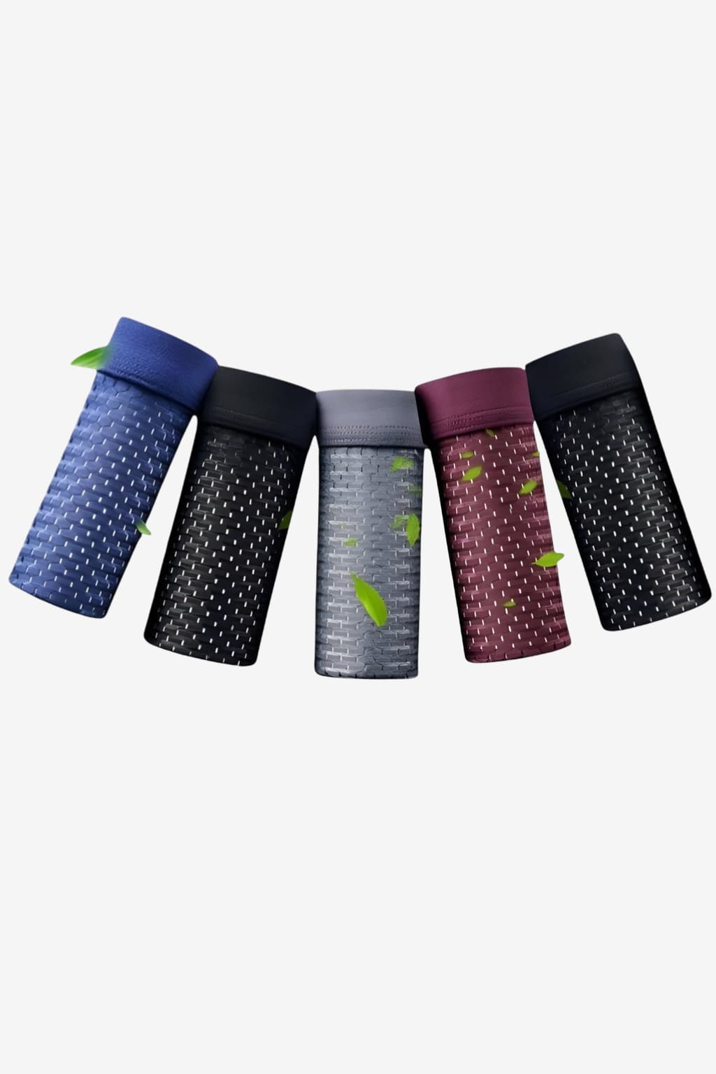 Men’s Bamboo Boxer Briefs Breathable Soft Fit Underwear