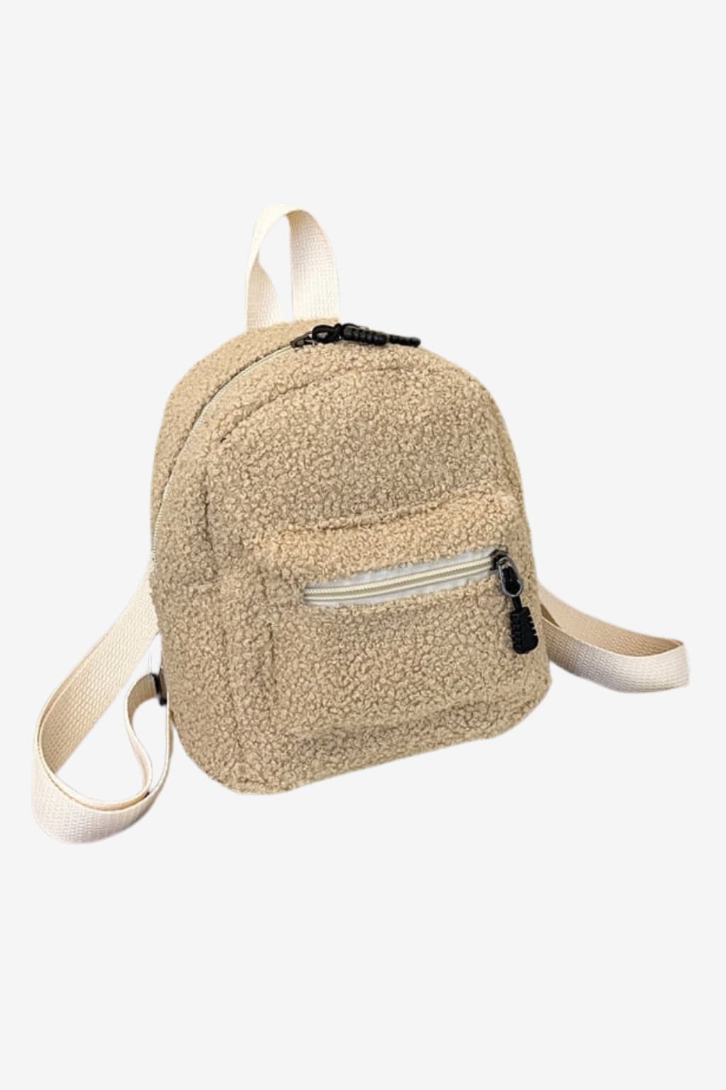 Women’s Mini Backpack Sherpa Fleece Small Rucksack