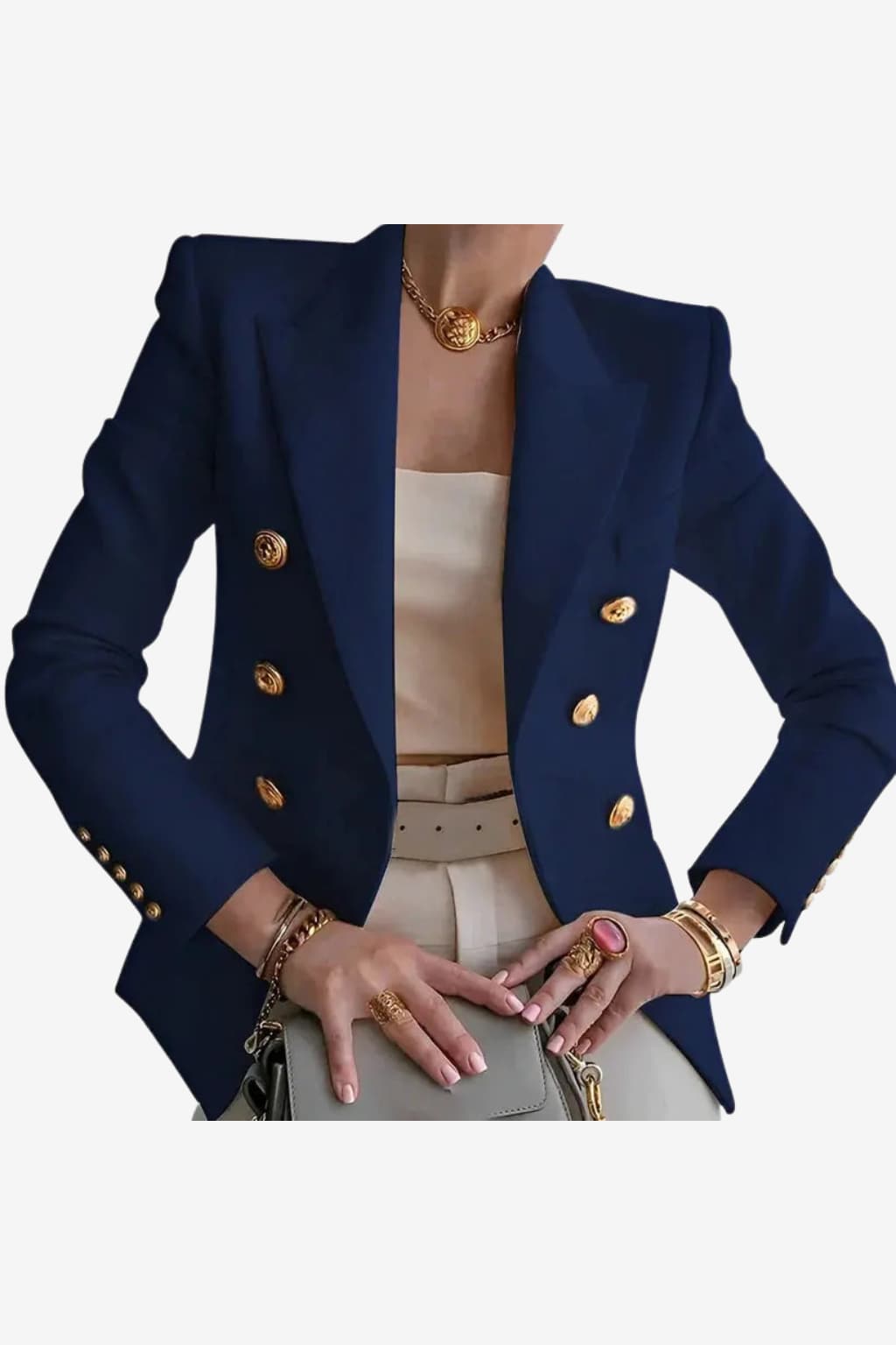 Women's Double-Breasted Blazer Tailored Fit