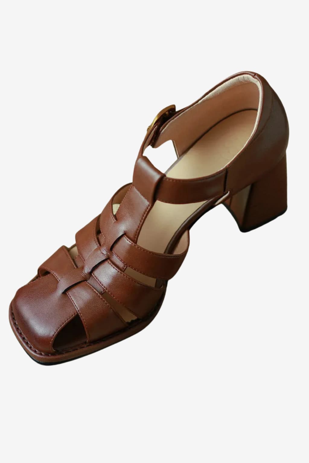 Women’s Strappy Block Heel Sandals Open Toe T-Bar