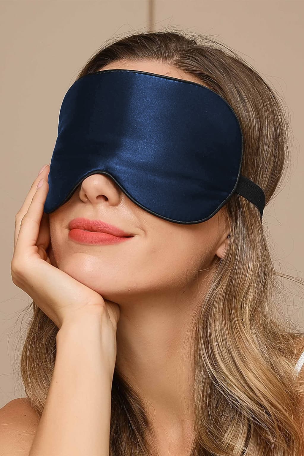 Women's Silk Sleep Eye Mask with Elastic Band