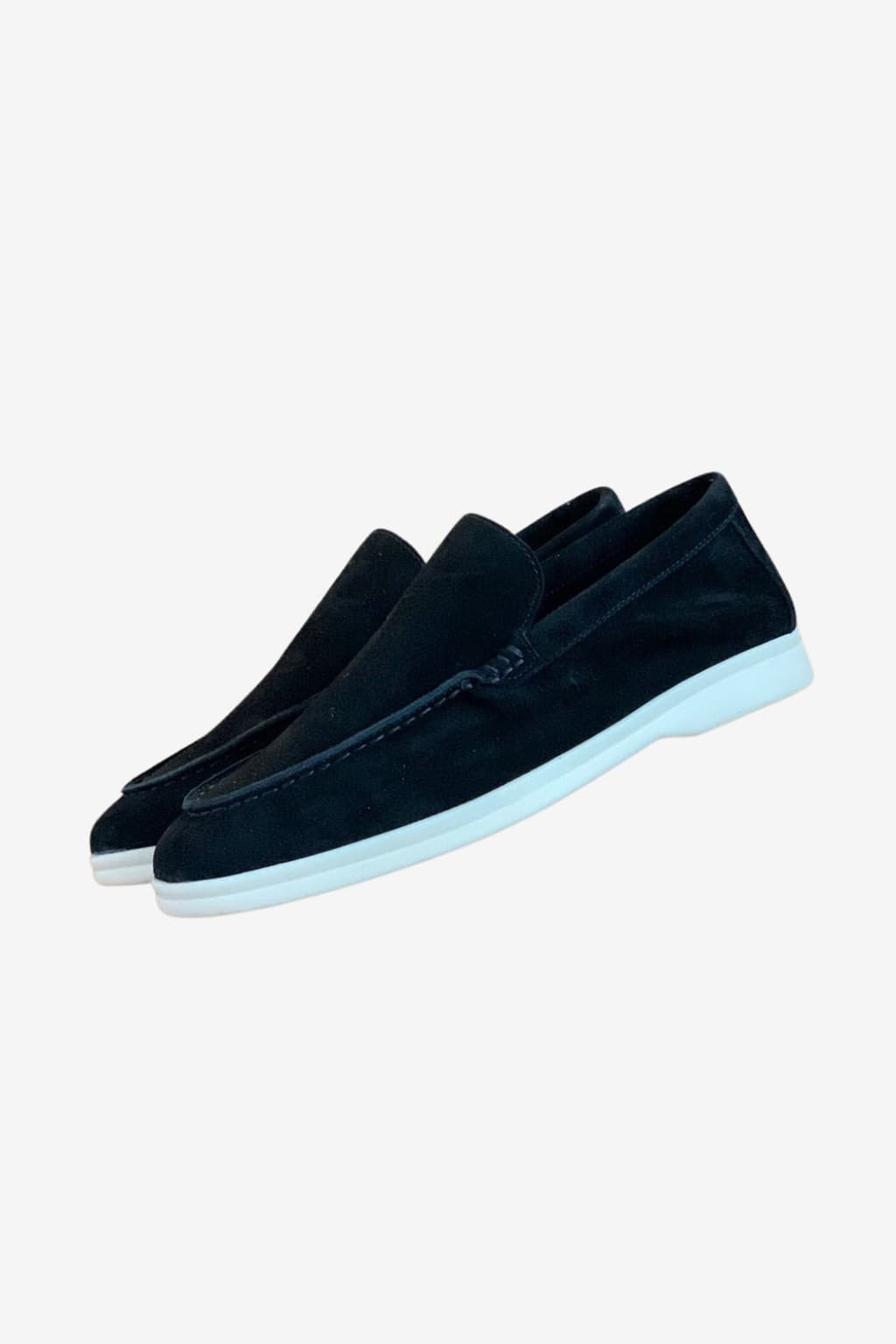 Men's Suede Slip-On Loafers -  Minimalist Style