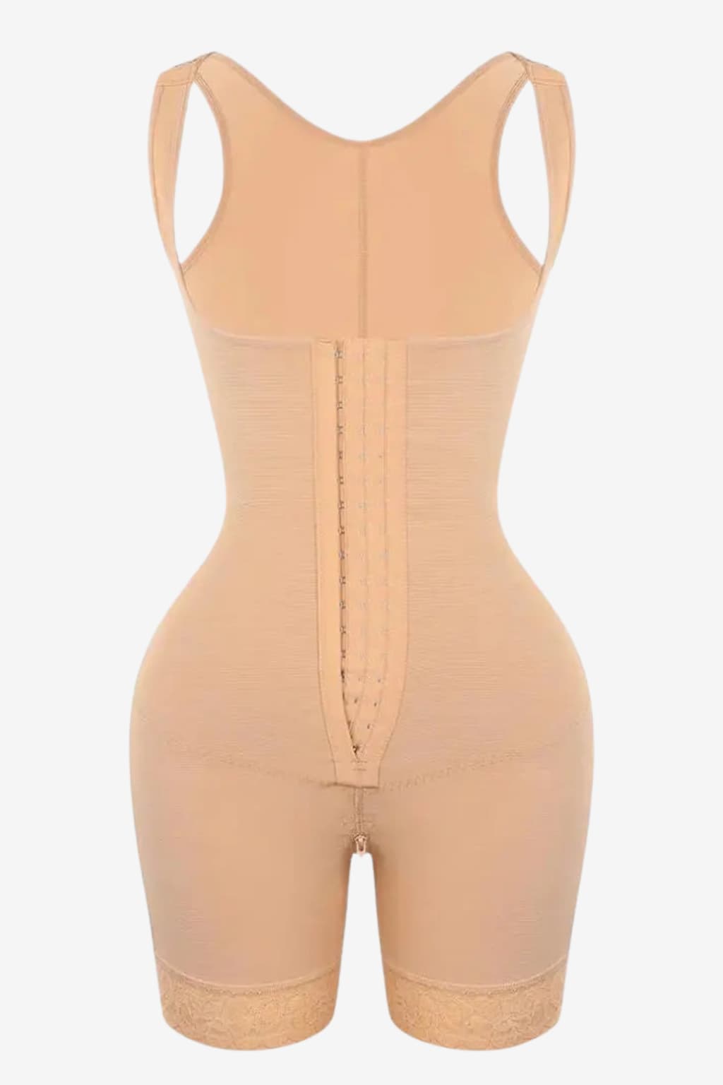 Women's Seamless Compression Bodysuit with Lace Trim