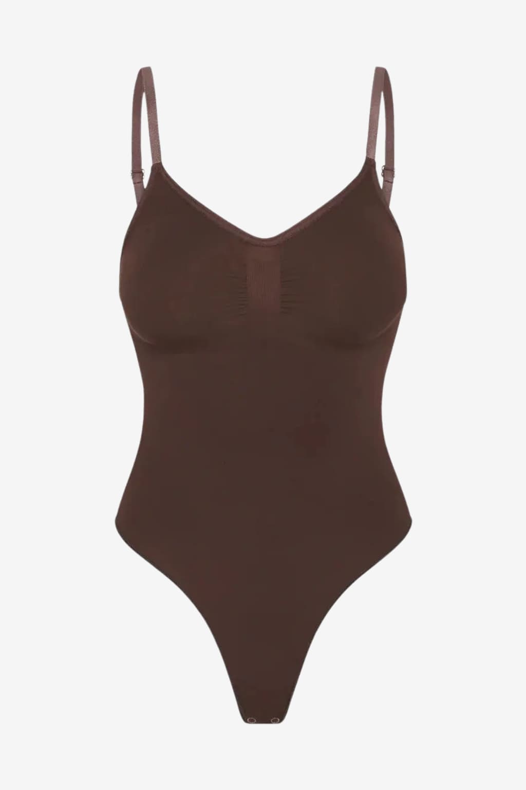 Women’s Seamless Shapewear Bodysuit with Adjustable Straps