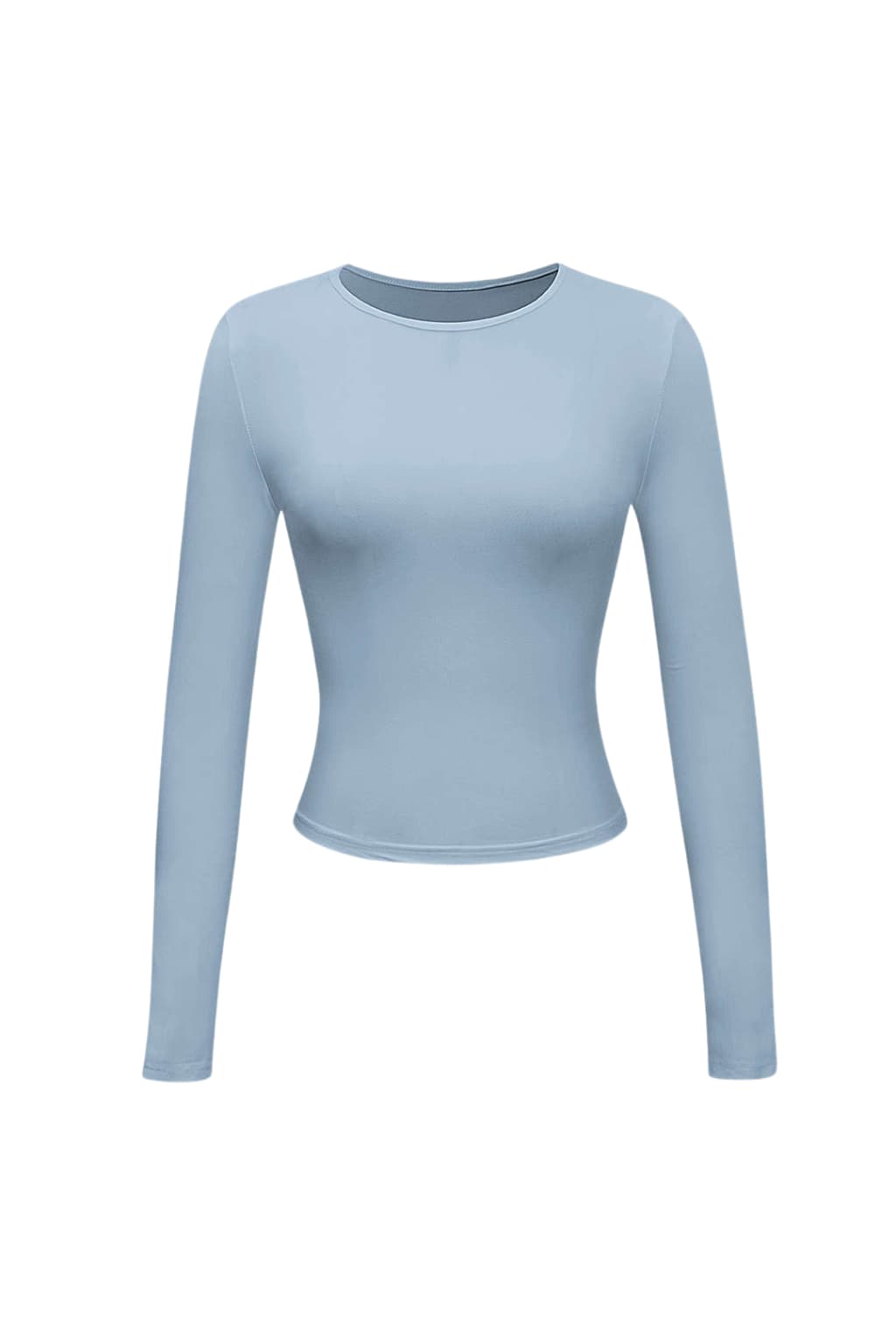 Women’s Long Sleeve Slim Fit Round Neck Top