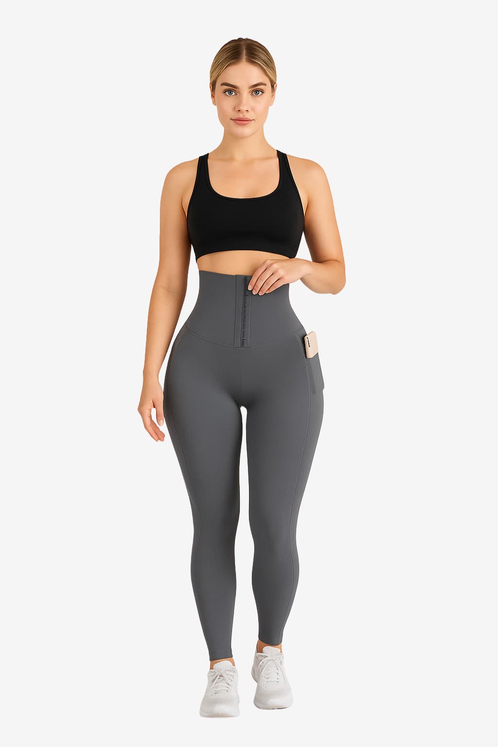 Women’s High Waisted Shaping Leggings with Waist Panel
